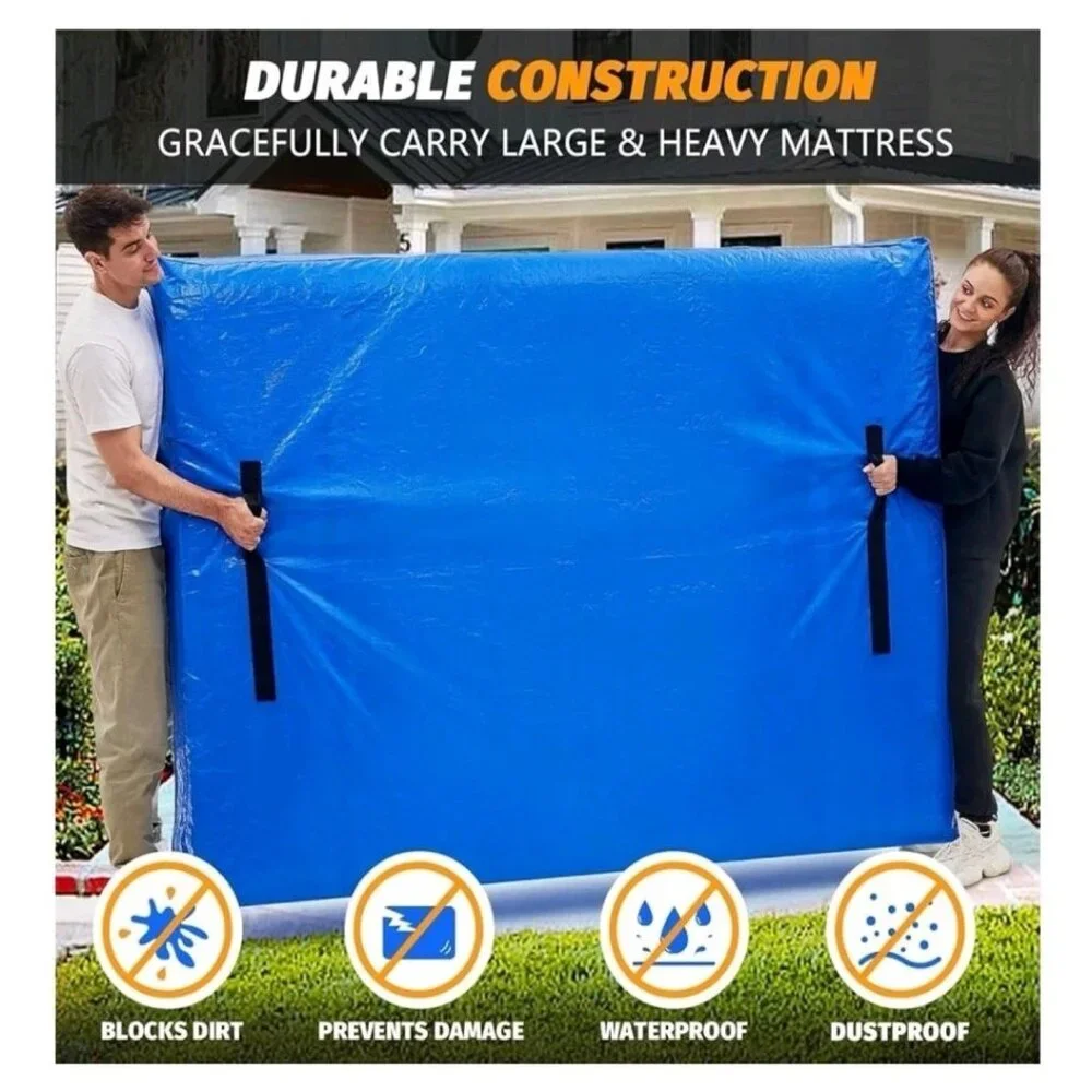 Mattress Protector For Moving / Storing King Size Mattress Reusable
